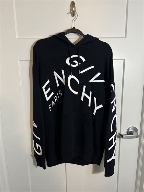 givenchy winter pullover|Givenchy refracted hoodie.